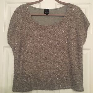 Ella Moss Grey Sparkle Shirt